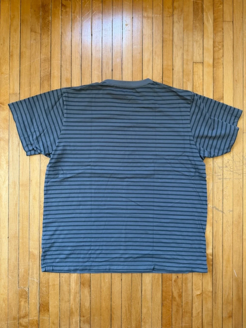 KAWS x Uniqlo BFF Striped Tee Dark Grey Unisex Sz. XL - Picture 6 of 7